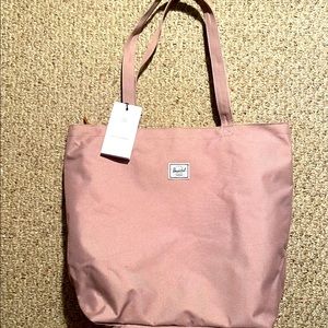 Large pink tote bag